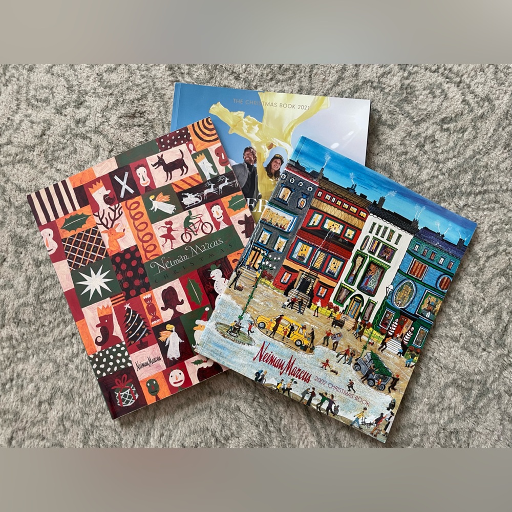 Neiman Marcus Bundle of 3 Catalogs Christmas Books 1998, 2002, + 2021